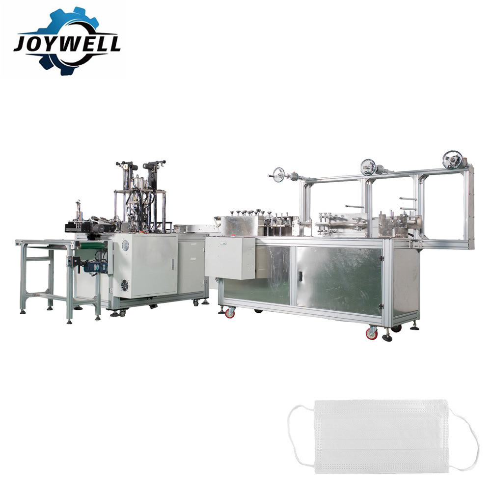 3D Face Nonwoven Fabric Plant Outer Ear-Loop Face Mask Making Machine 1+1 (Air Cylinder Tumable Type)