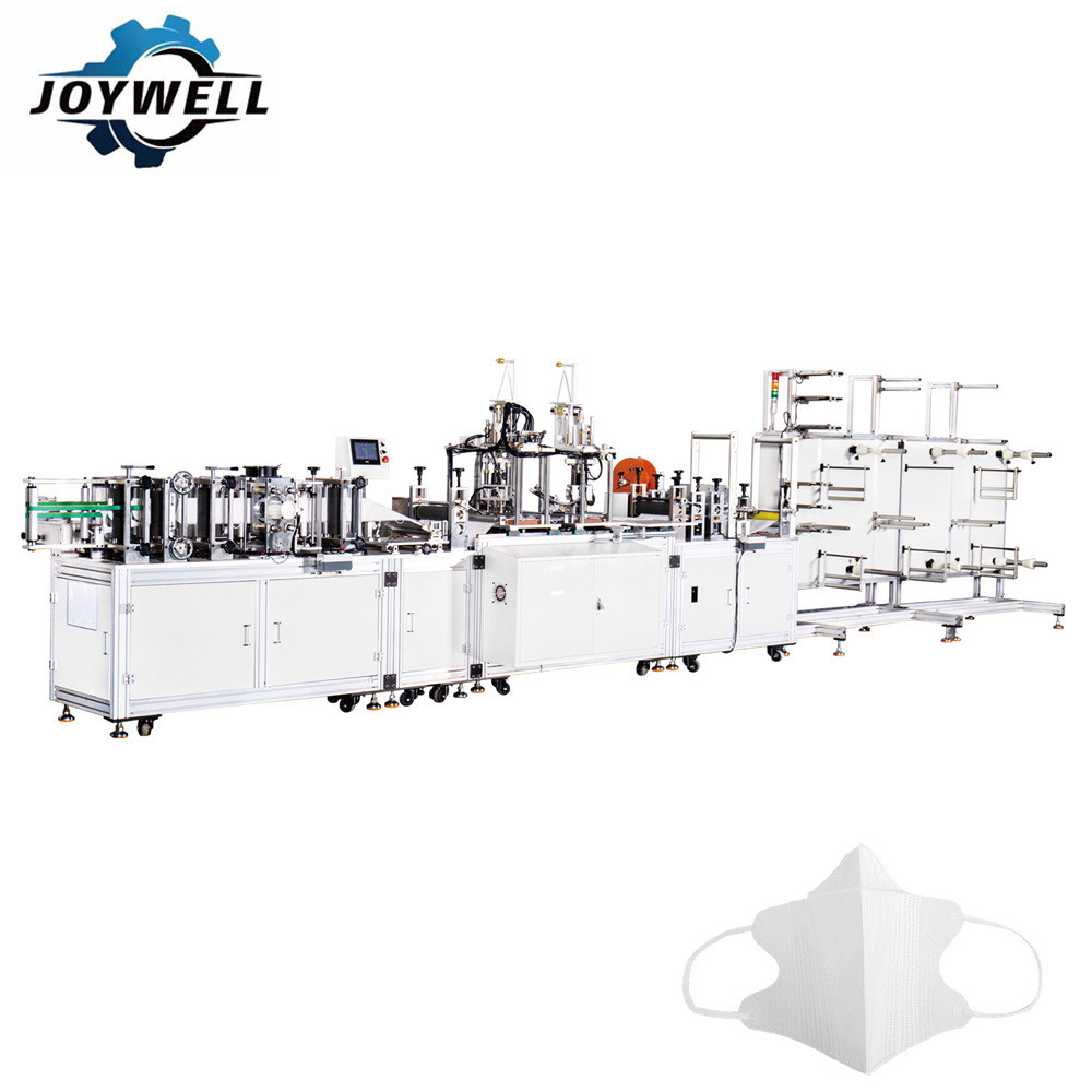 Air Covering Cotton Waste Process Folding Face Mask Masking Machine (High Speed Type)